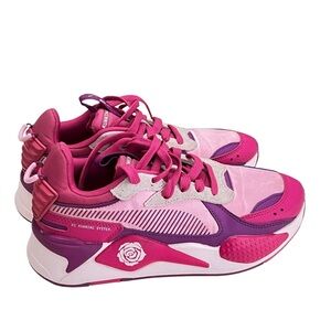 Puma RS-X Rose Pink & Purple Chunky Sneakers Women's Size 5.5